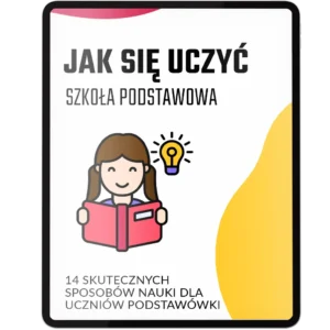 E-book Jak się uczyć – poradnik dla uczniów szkoły podstawowej