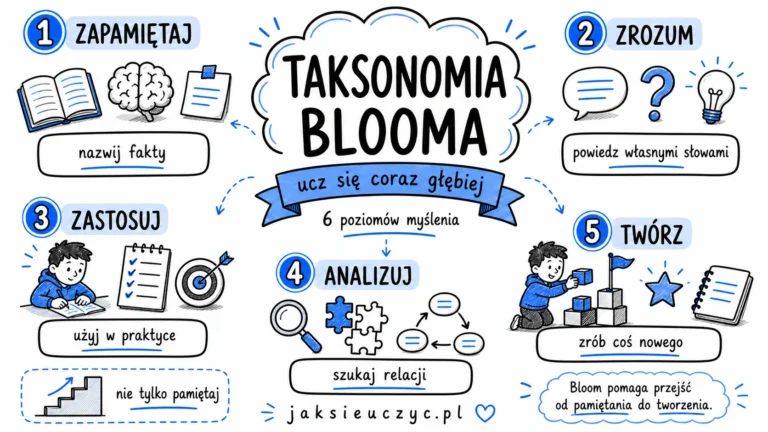 Taksonomia Blooma – od zapamiętywania faktów do rozumienia, analizy i tworzenia nowej wiedzy